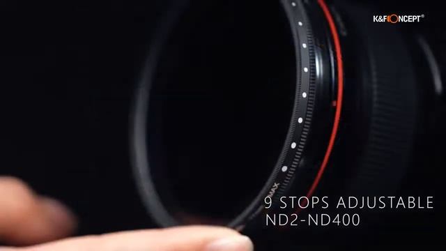 K & f concept nd2 to nd400 nd фильтр для объектива тонкий фейдер регулируемая нейтральная плотность смотреть онлайн