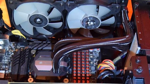 Corsair H100i GTX Liquid CPU Cooler showcase смотреть онлайн