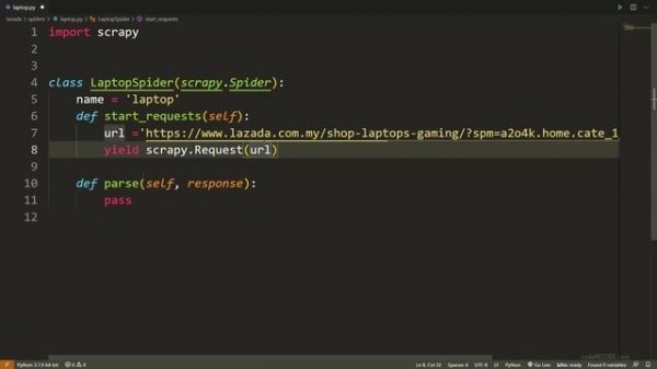 Scrape Dynamic Sites with Splash and Python Scrapy - From Docker Installation to Scrapy Project