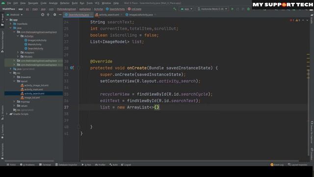 Custom Search Bar || Unsplash API - Volley Library || Build A Wallpaper App || смотреть онлайн