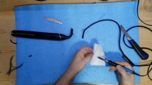 Ремонт плойки выпрямителя для волос Восстановление провода 360 градусов