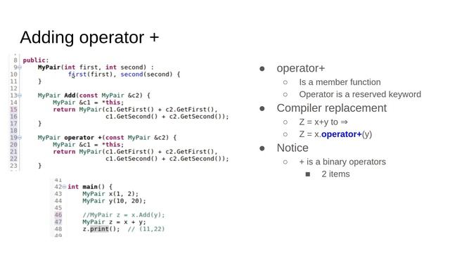 14 C++ OOD and OOP - OOP - Operator Overloading 1A смотреть онлайн