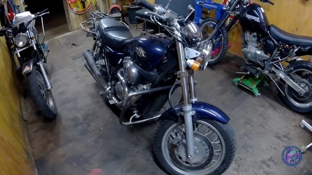 Honda VRX 400 Не декоративные ДУГИ и функциональный БАГАЖНИК смотреть онлайн