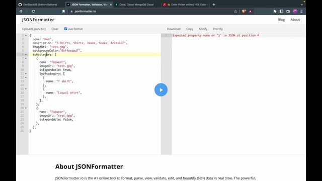 NodeJs -Post/Get category end-point creation | Handling Subdocuments (Nested Objects) in mongoose#3 смотреть онлайн