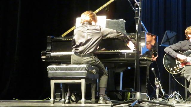 Coral playing piano in the school band video by Patty 2 19 23 смотреть онлайн