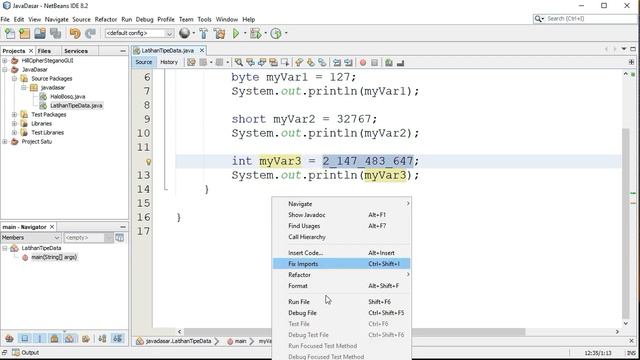 Video Tutorial Tipe Data Primitif di Java смотреть онлайн