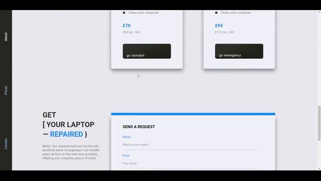Создание сайта для сервиса по ремонту ноутбуков FIXIT смотреть онлайн