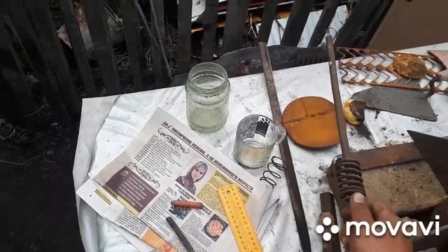 Печь для бани из металлолома. Дымоход нижняя часть. смотреть онлайн
