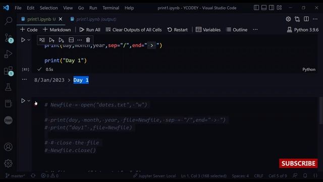 how the python print() function works with end and sep parameters and also file parameters смотреть онлайн