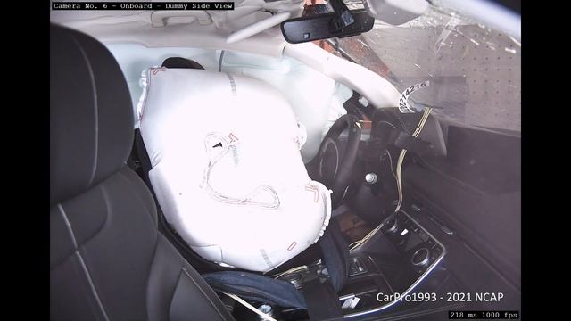 2021-2022 Genesis GV80 NHTSA Side Pole Crash Test смотреть онлайн
