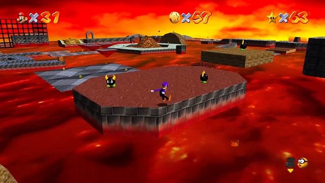 Super Waluigi 64 - 100% Full Game Walkthrough (120 Stars)