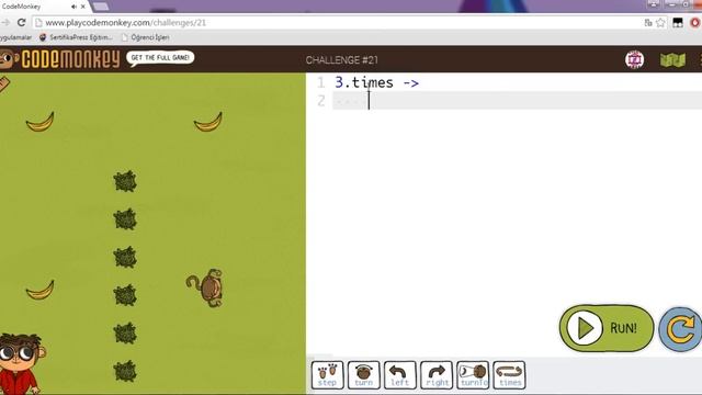 play code monkey 21 challenge level смотреть онлайн