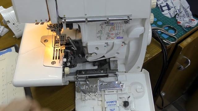 Швейная машина JIKI МО -735 .(оверлок) выполняющая плоский шов. смотреть онлайн