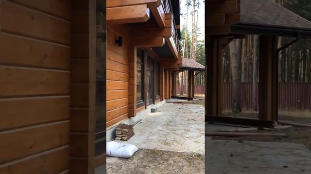 Видео обзор дома из Клееного бруса 380 м2 смотреть онлайн