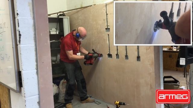 How to Chase a Wall and Fit a Metal Flush Twin Socket Box Using an Armeg Tri Cutter (Full Demo) смотреть онлайн