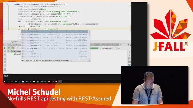 J-Fall 2017 Michel Schudel - No-frills REST api testing with REST-Assured смотреть онлайн