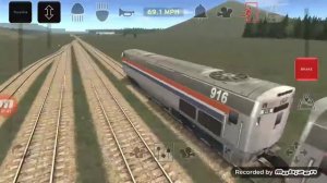 Крушу поезд в игре train and rail yard simulator.
