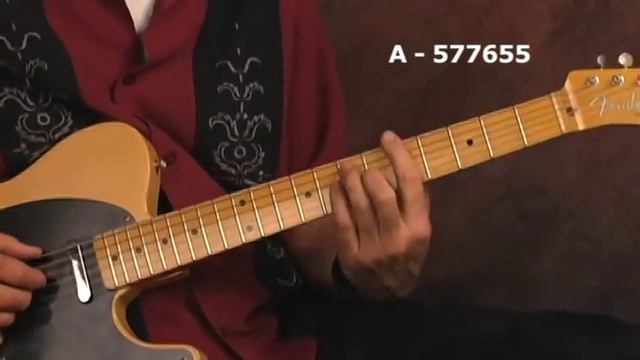 Learn Blues rhythms with tremolo vibrato effect guitar lesson using a Fender Telecaster смотреть онлайн