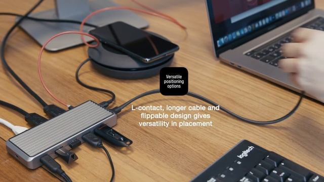 UNISYNK USB-C 10 Port Dual Screen Docking Hub for Mac 100W смотреть онлайн