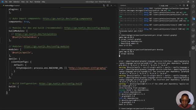 Connecting Your Nuxt App to Strapi with GraphQL смотреть онлайн