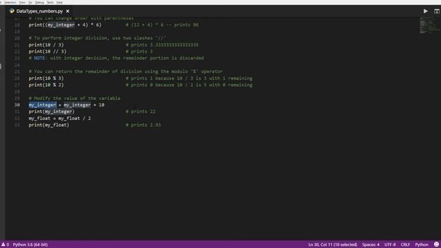Python Data Types - Numbers смотреть онлайн