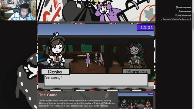Touhou Fan Game Jam 4 Part 3 [Murder on the Gensokyo Express] (Big Plot Twist, Maybe) смотреть онлайн