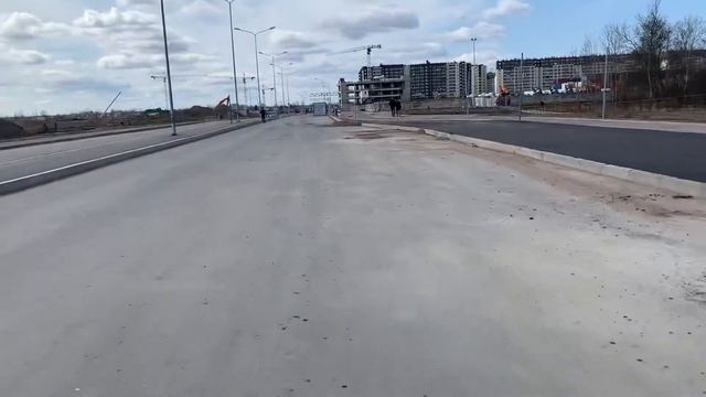 Новый участок дороги проспекта ветеранов. От Пионерстроя до Проспекта Буденного. смотреть онлайн