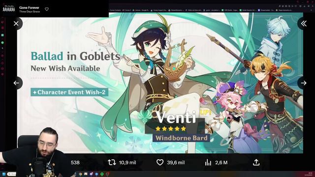 KEEP OR SKIP 4.1 - WRIOTHESLEY & VENTI - Genshin Impact смотреть онлайн