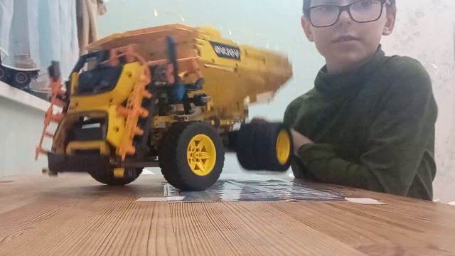 42114 самоделка БелАЗ из набора lego technik volvo 42114 смотреть онлайн