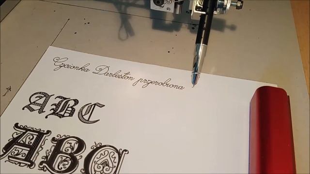 Ploter rysujący CNC/Pen plotter drawing смотреть онлайн