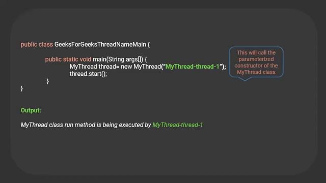 Thread Naming Java GeeksforGeeks смотреть онлайн