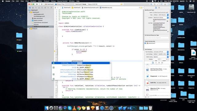 Swift 3 - How to parse JSON - TableView#01 смотреть онлайн