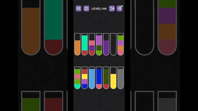 Water sort puzzle Level 144 смотреть онлайн
