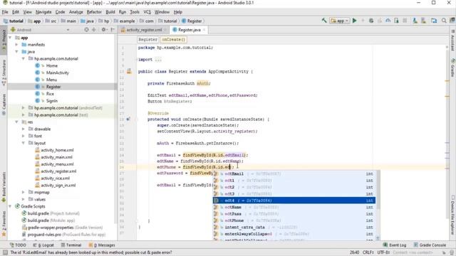 Register Android App Using Firebase | Android Studio Auth Tutorials | Part 1 | Dee Dev Tutorial смотреть онлайн