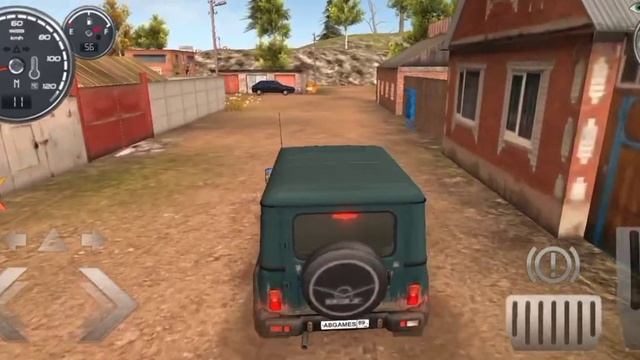 Russion Car Driver Uaz Hunter village city Android gameplay смотреть онлайн