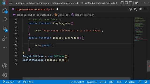 Miembros estaticos en PHP | static en PHP - ¿Cuando usar Scope Resolution Operator en PHP (parte 3 смотреть онлайн