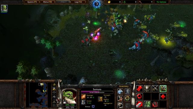 warcraft 3 Jeopardy for the horde The Dark Sorcerer (Hard Mode) смотреть онлайн