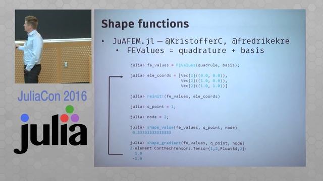 JuliaCon 2016 | Finite Element Analysis in Julia | Kristoffer Carlsson смотреть онлайн