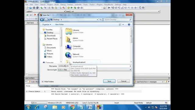 fatal error iostream h no such file or directory code blocks смотреть онлайн