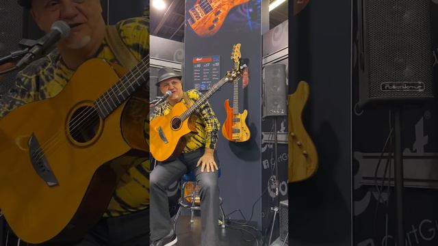 Frank Gambale demonstrates the new Cort acoustic guitar at winter NAMM 2020. смотреть онлайн