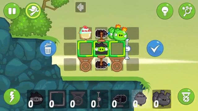Веселая ИГРА головоломка для детей Bad Piggies или Плохие свинки [193] Серия смотреть онлайн
