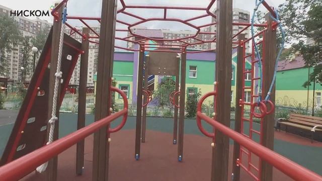 Благоустройство придомовой территории жилого комплекса комфорт-класса «Космическая гавань» смотреть онлайн