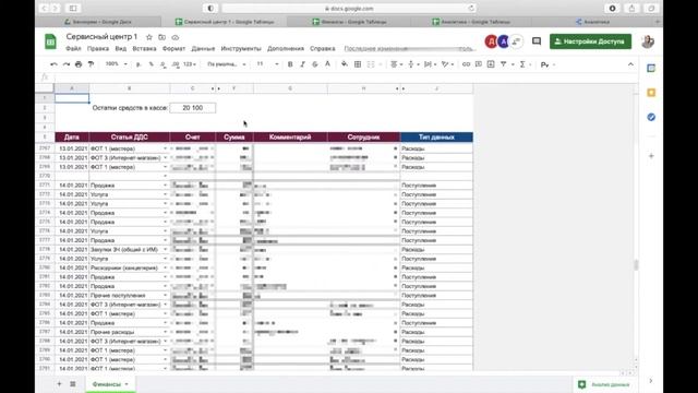 Управленческие таблицы для интернет магазина и сети сервисных центров смотреть онлайн