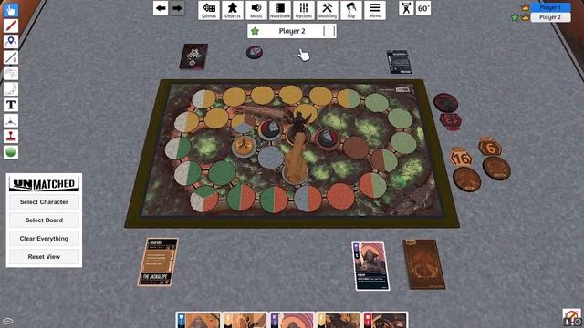 Playing Unmatched on Tabletop Simulator смотреть онлайн