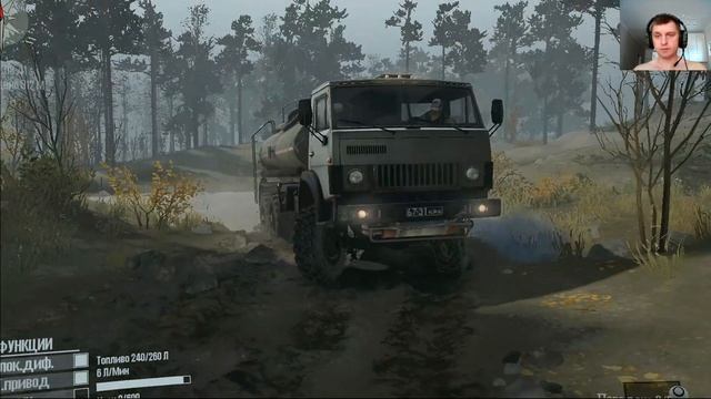 1 КРАЗ решил проехать по лесным дорогам И что же вышло смотреть онлайн