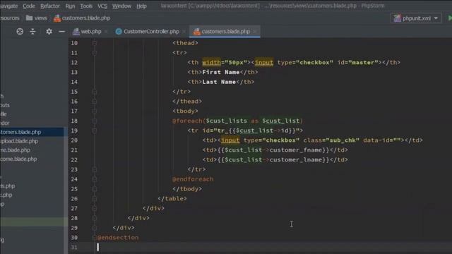 How to Bulk Delete using multiple checkbox in Laravel смотреть онлайн