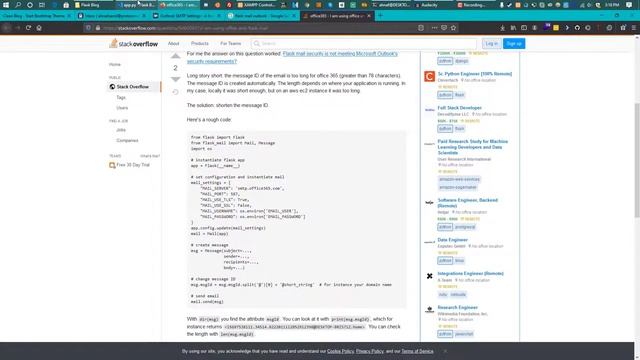 Flask Blog: Part 4 (Contact form & E-Mail) смотреть онлайн