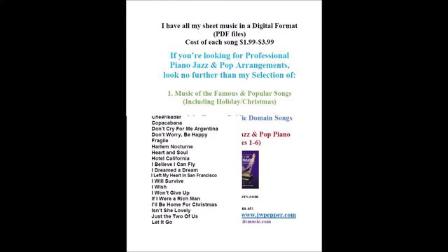 "Summer Of '42" for Piano ("The Summer Knows")-Sheet Music "Лето Знает" смотреть онлайн