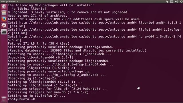 How To Install Jq On ubuntu 17.04 zesty zapus смотреть онлайн