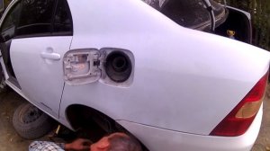 Жесть!!!!Тойота королла. Сгнила заливная горловина бензобака.